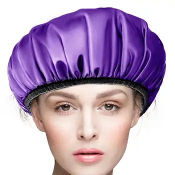 Водонепроницаемые шапочки для душа, 3-Слойная регулируемая шапочка для волос, эластичная водонепроницаемая шапочка для волос, шапочка для душа для женщин, шапочка для душа для купания