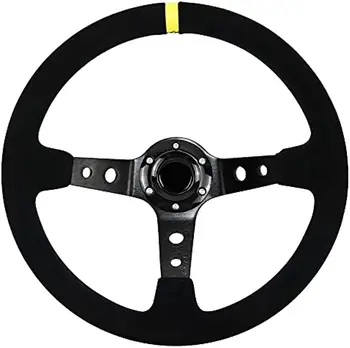 Универсальное гоночное рулевое колесо, игровое рулевое колесо с кнопкой звукового сигнала для вождения симулятора гоночного автоспорта с логотипом