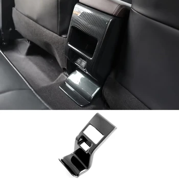 Для Toyota Yaris Ativ/Vios 2023 2024 Задняя крышка вентиляционного отверстия автомобиля, детали отделки, аксессуары из АБС-углеродного волокна