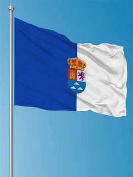 ФЛАГДОМ 3x5 Футов 90x150 см Испания Испанский Флаг Лас-Пальмаса
