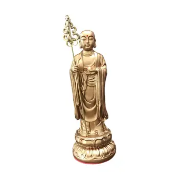 Статуя Будды в помещении, религиозная азиатская культура, сострадание и милосердие для домашнего декора столешниц, высота 7,87 дюйма