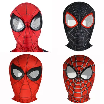 Маска человека-паука Marvel для взрослых, детский костюм на Хэллоуин, головной убор, маска человека-паука для мальчиков, маски человека-паука для Хэллоуина