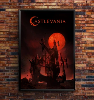 Игровой плакат Castlevania, печать на холсте, украшение для дома, настенная живопись (без рамки)