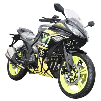 Высокая скорость 130 км / Ч Бензиновый мотоцикл SINSKI Sport 400cc Двухколесный гоночный Городской дорожный мотоцикл