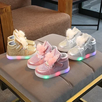 Детские кроссовки со светодиодной подсветкой для девочек, светящаяся детская обувь для девочек, светящиеся кроссовки для девочек, Детская обувь с подсветкой на подошве
