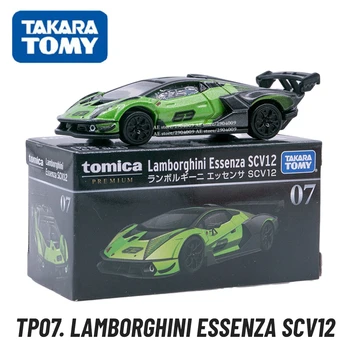 Takara Tomy Tomica Premium TP07. Масштабная модель автомобиля LAMBORGHINI ESSENZA SCV12, копия автомобиля в миниатюре, детский Рождественский подарок, игрушка для мальчика