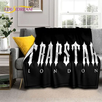 Популярное модное одеяло HD Trapstar London, мягкое покрывало для дома, кровати, дивана, пикника, путешествий, офиса, покрывала для отдыха
