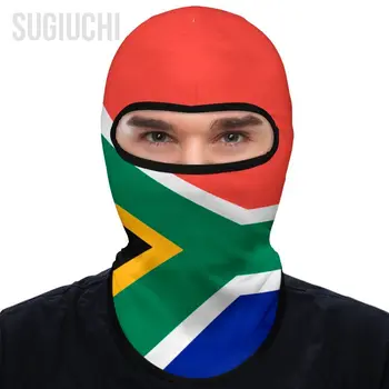 Флаг Южной Африки Открытый Прохладный Солнцезащитный Крем Мотоциклетная Маска Для лица Мото Байкер Ветрозащитный Головной Убор для езды на велосипеде