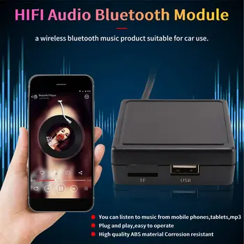 Автомобильный Hi-Fi Аудио Bluetooth 5,0 Модуль AUX Микрофонный Кабель-Адаптер Радио Стерео для Citroen C2 Peugeot 307 408 807 1007