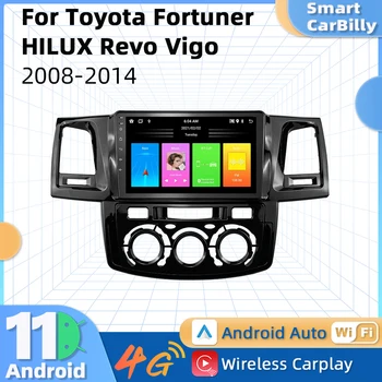 2 Din Android Автомагнитола для Toyota Fortuner HILUX Revo Vigo 2008-2014 Автомобильный Стерео Мультимедийный Плеер GPS Навигация Головное Устройство
