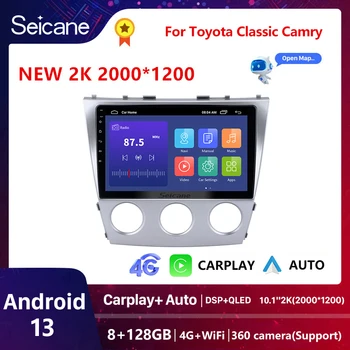 Seicane QLED DSP Android Автомагнитола для Toyota Camry 40 2006-2011 GPS Navi Мультимедийный Видеоплеер Авторадио Стерео Головное устройство