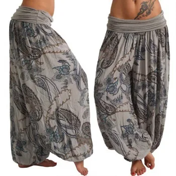 Женские повседневные брюки с цифровой печатью, длинные широкие брюки в стиле хип-хоп, повседневные мешковатые прямые брюки Y2k, уличная одежда