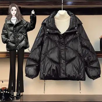 2023 Новая Осенне-зимняя куртка, Высококачественное пальто-стойка, женские Модные куртки, Теплая Женская одежда, Повседневные парки L90