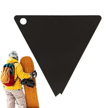 Треугольный Скребок Акриловый Сноубордический Инструмент Для Лыж Портативный Восковой Скребок Для Лыж И Сноуборда Для Широких Лыж И Сноубордический Скребок