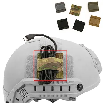 Наклейки на шнур для военных вентиляторов, жгут проводов и кабелей, тактический шлем, гарнитуры, спутниковый телефон, Выдвижная наклейка на шнур