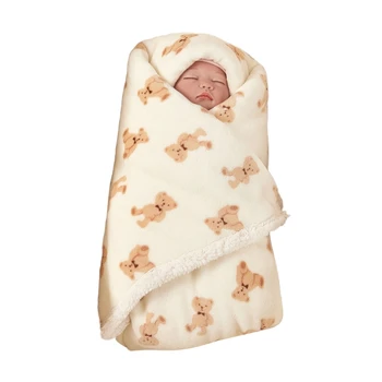 Мягкое теплое детское одеяло с героями мультфильмов, Осенне-зимние утолщенные Одеяла для приема одеял