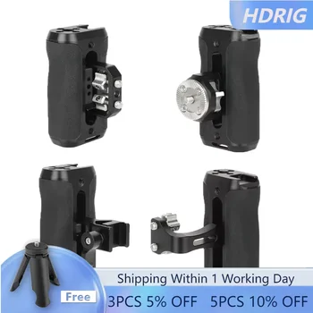Универсальная Боковая Рукоятка HDRIG С Креплением ARRI/Зажимным Креплением NATO/1/4-дюймовым Винтовым Креплением Для Камеры Dslr Monitor Cage Rig Kit